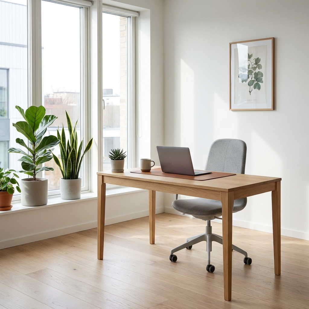 Home office workspace